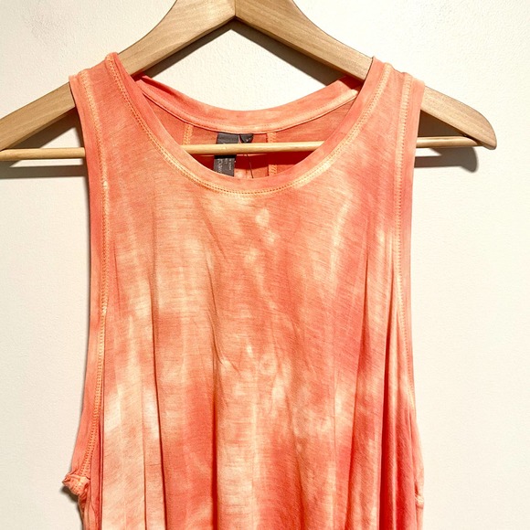 BRAND NEW Sweaty Betty Easy Peazy Tank Top Orange Bleach Dye Tie Dye ombré - Picture 6 of 9